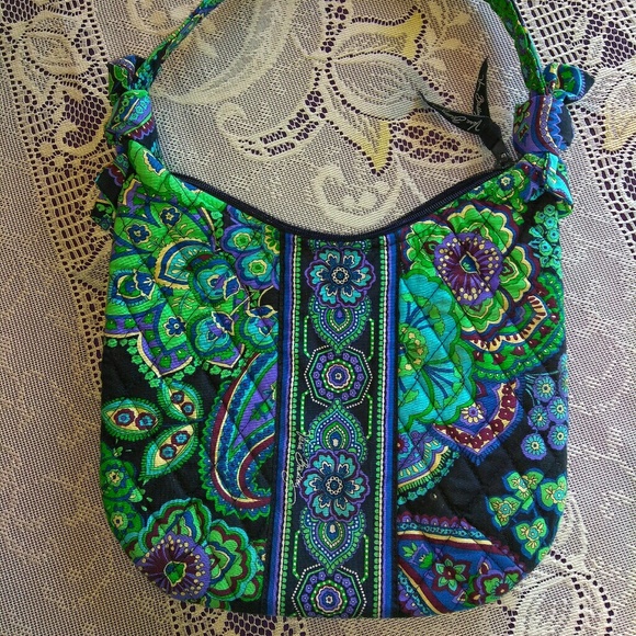 Vera Bradley Handbags - VERA BRADLEY NWOT Blue Rhapsody Small Hobo Bag